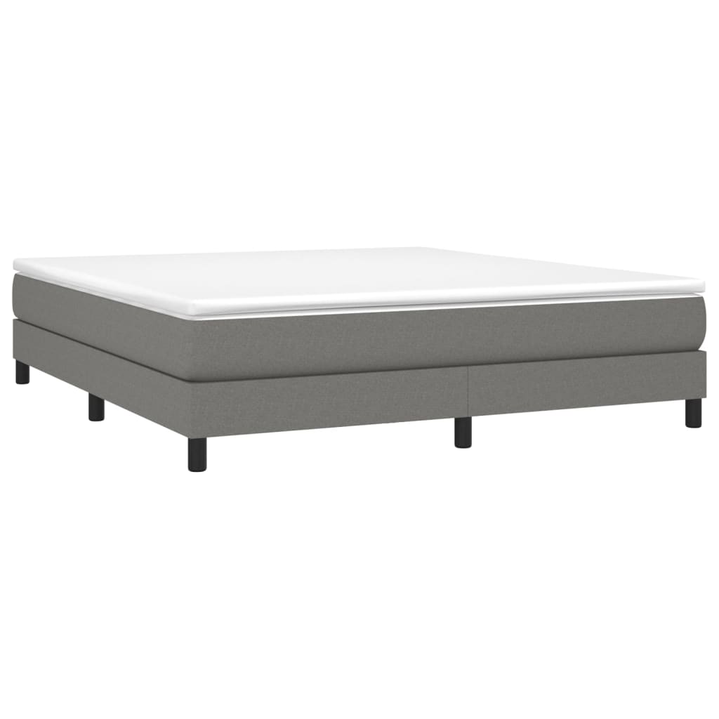 Struttura Letto a Rete a Molle Grigio Scuro 180x200 cm Tessuto | homemem39