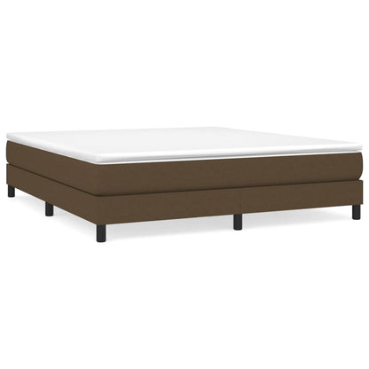 Struttura Letto a Rete a Molle Marrone Scuro 180x200 cm Tessuto | homemem39
