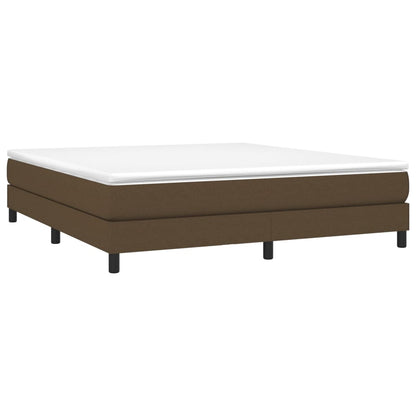 Struttura Letto a Rete a Molle Marrone Scuro 180x200 cm Tessuto | homemem39