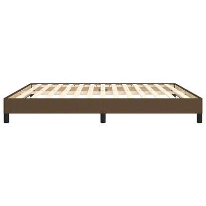 Struttura Letto a Rete a Molle Marrone Scuro 180x200 cm Tessuto | homemem39