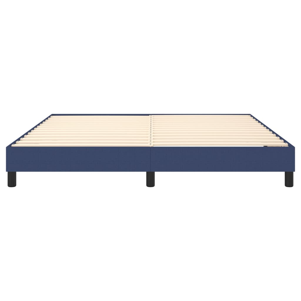 Struttura Letto a Rete a Molle Blu 180x200 cm in Tessuto | homemem39