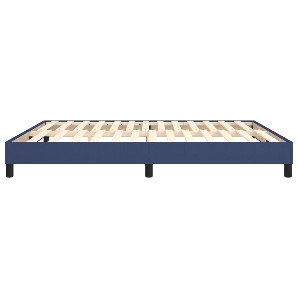 Struttura Letto a Rete a Molle Blu 180x200 cm in Tessuto | homemem39