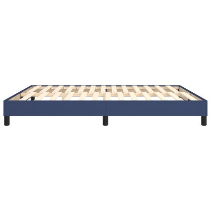 Struttura Letto a Rete a Molle Blu 180x200 cm in Tessuto | homemem39