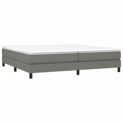 Struttura Letto a Rete a Molle Grigio Scuro 200x200 cm Tessuto | homemem39