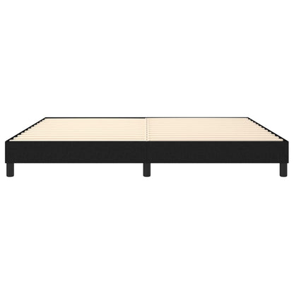 Struttura Letto a Rete a Molle Nero 200x200 cm in Tessuto | homemem39