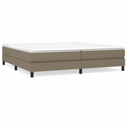 Struttura Letto a Rete a Molle Tortora 200x200 cm in Tessuto | homemem39
