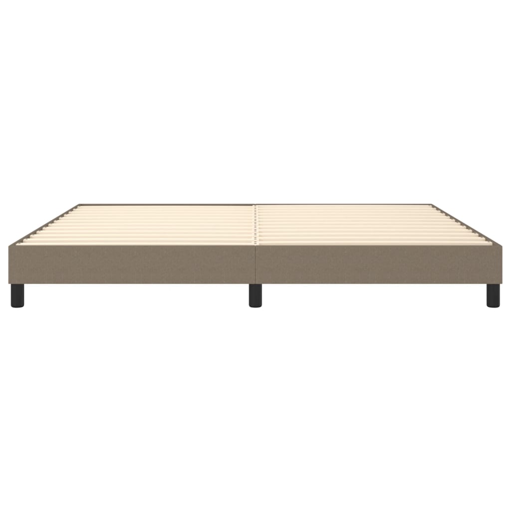 Struttura Letto a Rete a Molle Tortora 200x200 cm in Tessuto | homemem39