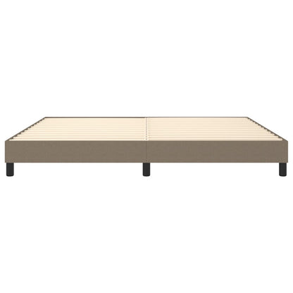 Struttura Letto a Rete a Molle Tortora 200x200 cm in Tessuto | homemem39