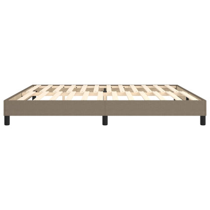 Struttura Letto a Rete a Molle Tortora 200x200 cm in Tessuto | homemem39