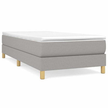 Struttura Letto a Rete a Molle Grigio Chiaro 80x200 cm Tessuto | homemem39