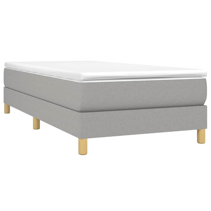 Struttura Letto a Rete a Molle Grigio Chiaro 80x200 cm Tessuto | homemem39