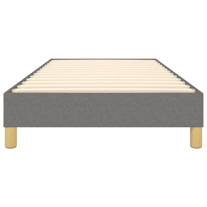 Struttura Letto a Rete a Molle Grigio Scuro 80x200 cm Tessuto