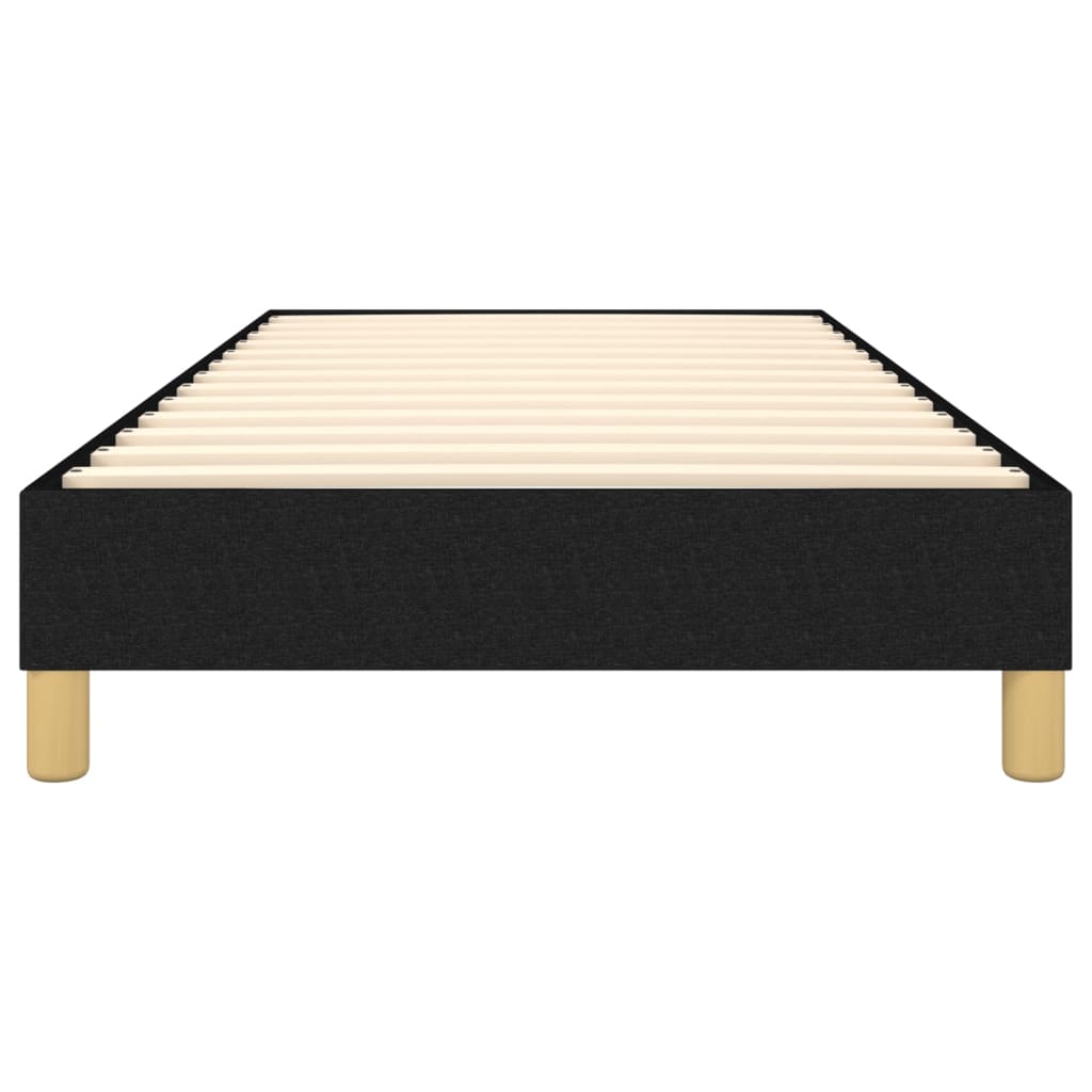 Struttura Letto a Rete a Molle Nero 80x200 cm Tessuto | homemem39