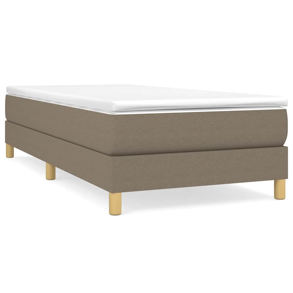 Struttura Letto a Rete a Molle Tortora 80x200 cm Tessuto | homemem39