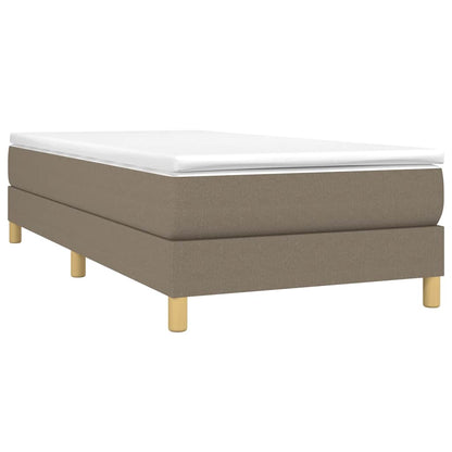Struttura Letto a Rete a Molle Tortora 80x200 cm Tessuto | homemem39