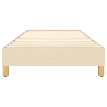 Struttura Letto a Rete a Molle Crema 80x200 cm in Tessuto | homemem39