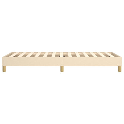Struttura Letto a Rete a Molle Crema 80x200 cm in Tessuto | homemem39
