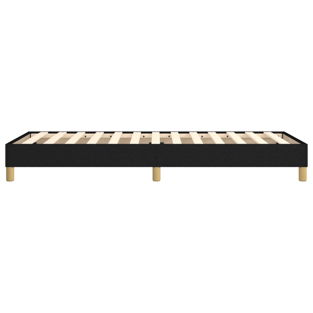 Struttura Letto a Rete a Molle Nero 90x190 cm in Tessuto | homemem39