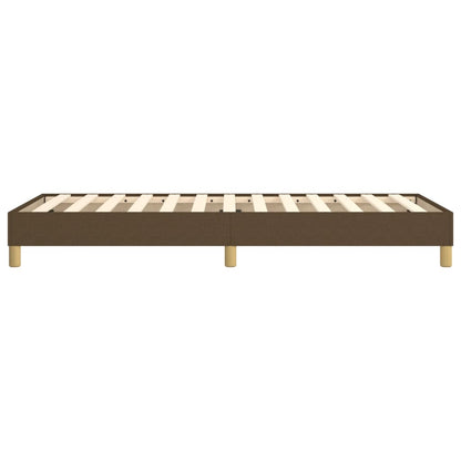 Struttura Letto a Rete a Molle Marrone Scuro 90x190 cm Tessuto | homemem39