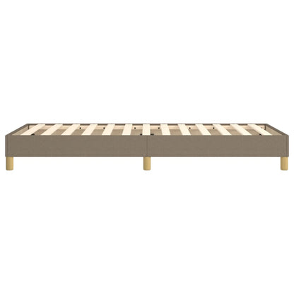 Struttura Letto a Rete a Molle Tortora 90x190 cm Tessuto