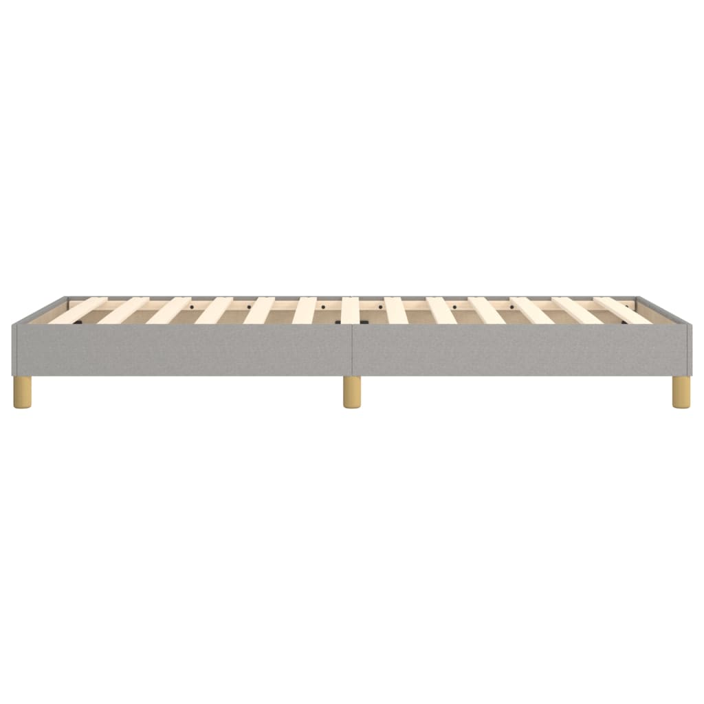 Struttura Letto a Rete a Molle Grigio Chiaro 90x200 cm Tessuto | homemem39
