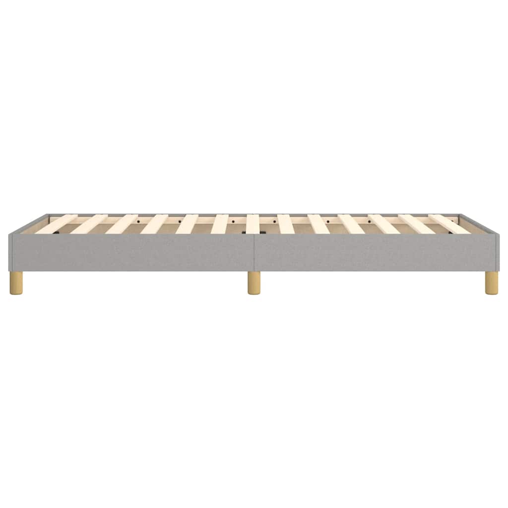 Struttura Letto a Rete a Molle Grigio Chiaro 90x200 cm Tessuto