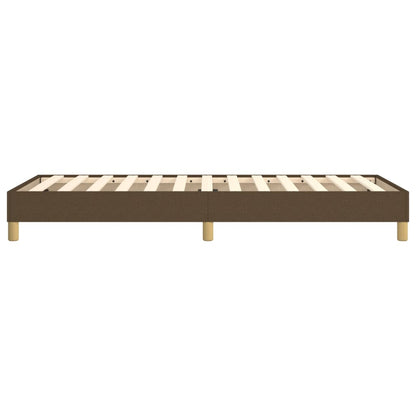 Struttura Letto a Rete a Molle Marrone Scuro 90x200 cm Tessuto | homemem39