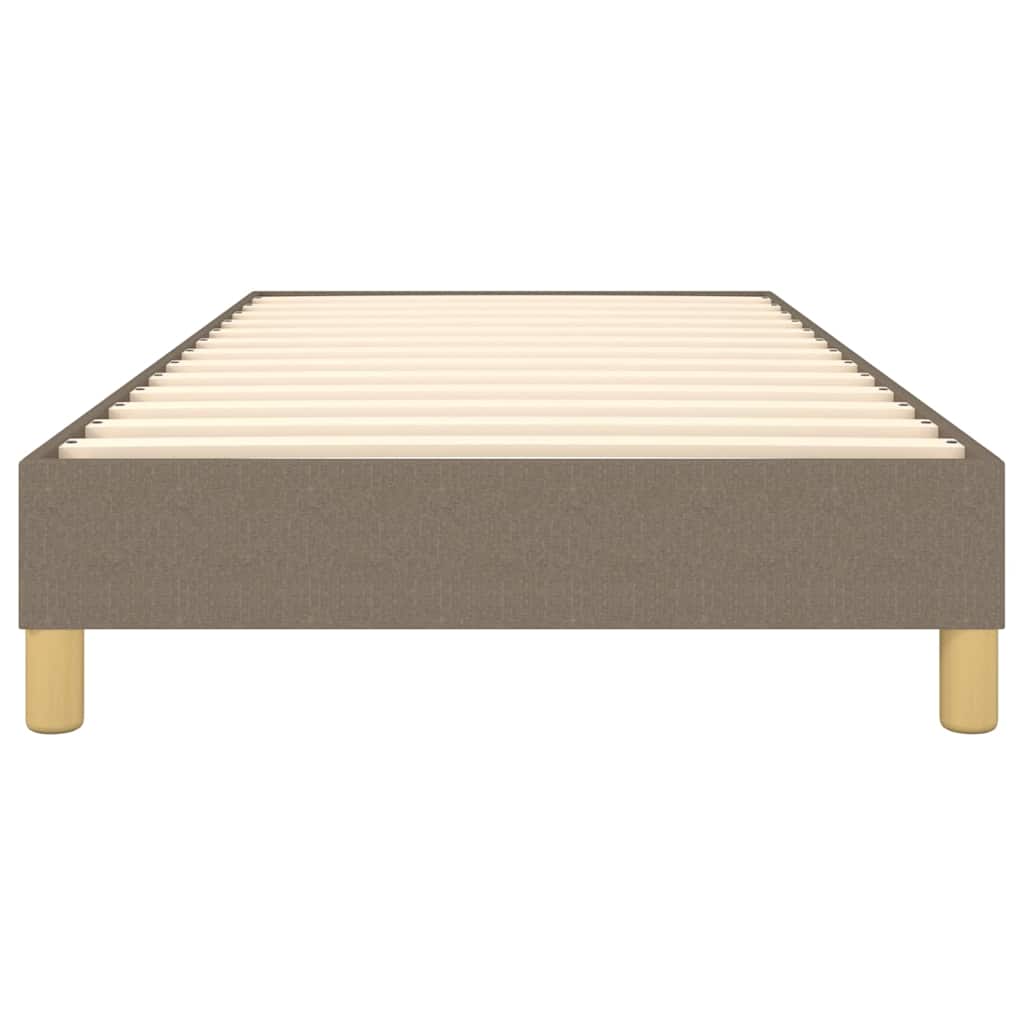 Struttura Letto a Rete a Molle Tortora 90x200 cm Tessuto