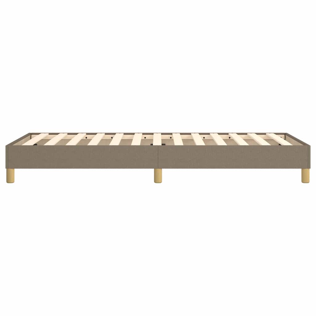 Struttura Letto a Rete a Molle Tortora 90x200 cm Tessuto
