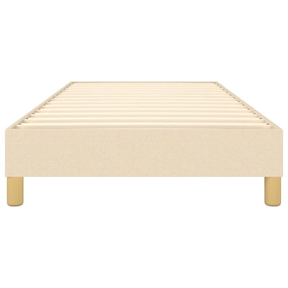 Struttura Letto a Rete a Molle Crema 90x200 cm in Tessuto | homemem39