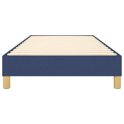 Struttura Letto a Rete a Molle Blu 90x200 cm in Tessuto | homemem39