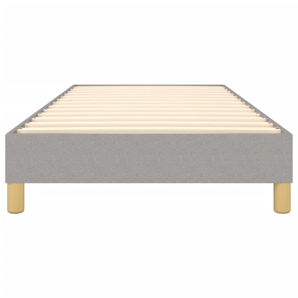 Struttura Letto a Rete a Molle Grigio Chiaro 100x200 cm Tessuto | homemem39