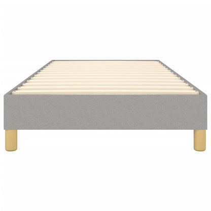 Struttura Letto a Rete a Molle Grigio Chiaro 100x200 cm Tessuto | homemem39