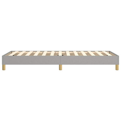 Struttura Letto a Rete a Molle Grigio Chiaro 100x200 cm Tessuto
