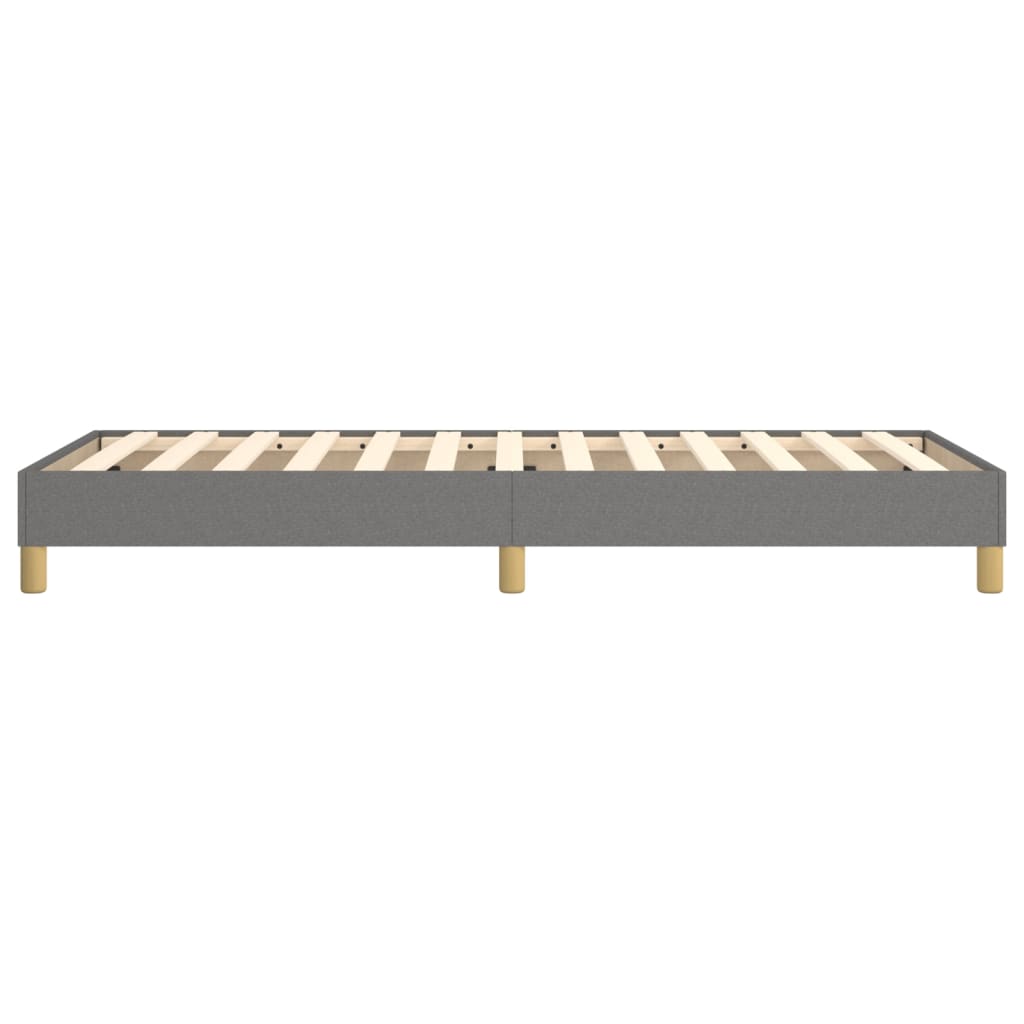 Struttura Letto a Rete a Molle Grigio Scuro 100x200 cm Tessuto | homemem39