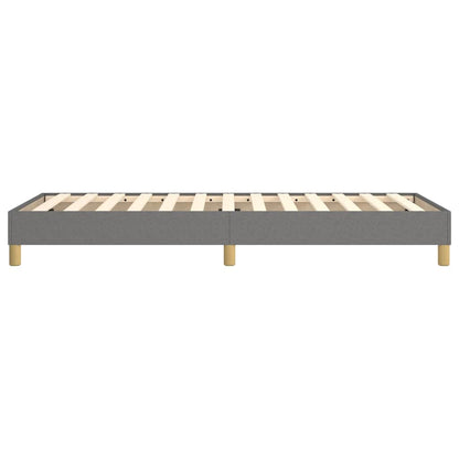 Struttura Letto a Rete a Molle Grigio Scuro 100x200 cm Tessuto
