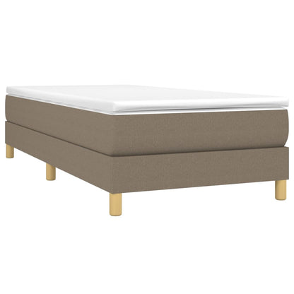 Struttura Letto a Rete a Molle Tortora 100x200 cm in Tessuto | homemem39