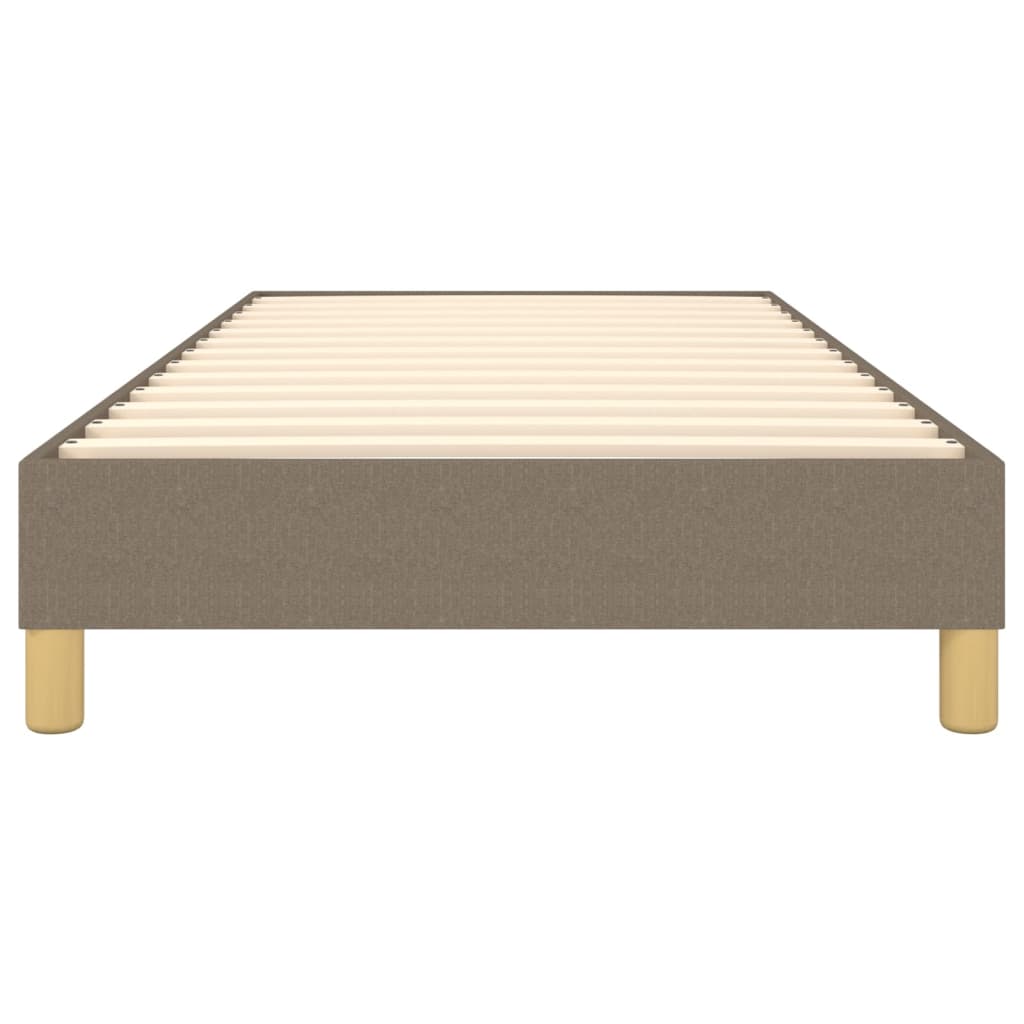 Struttura Letto a Rete a Molle Tortora 100x200 cm in Tessuto | homemem39