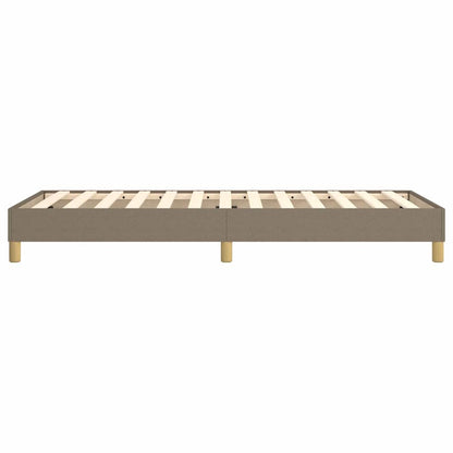 Struttura Letto a Rete a Molle Tortora 100x200 cm in Tessuto