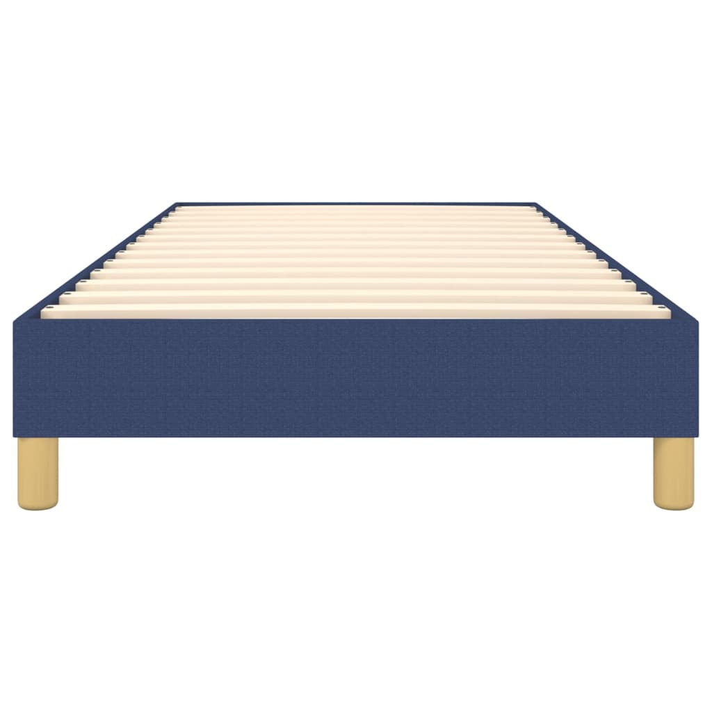 Struttura Letto a Rete a Molle Blu 100x200 cm in Tessuto | homemem39