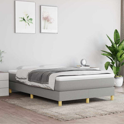 Struttura Letto a Rete a Molle Grigio Chiaro 120x200 cm Tessuto