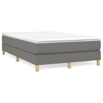 Struttura Letto a Rete a Molle Grigio Scuro 120x200 cm Tessuto | homemem39