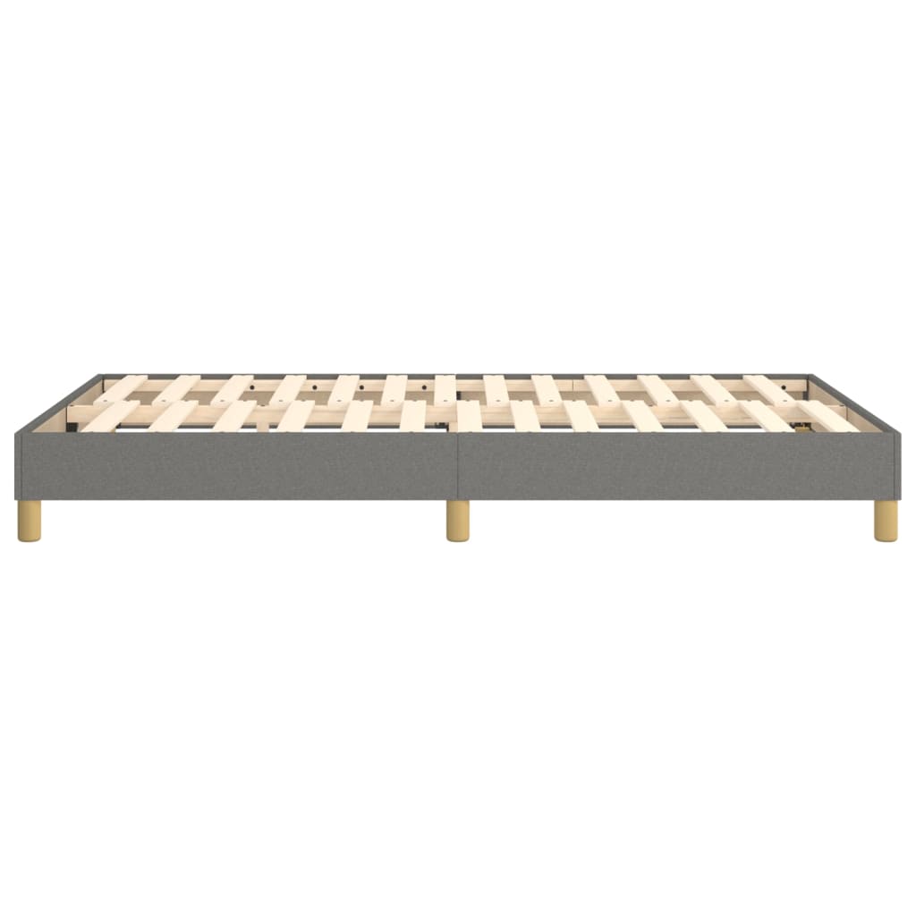 Struttura Letto a Rete a Molle Grigio Scuro 120x200 cm Tessuto | homemem39