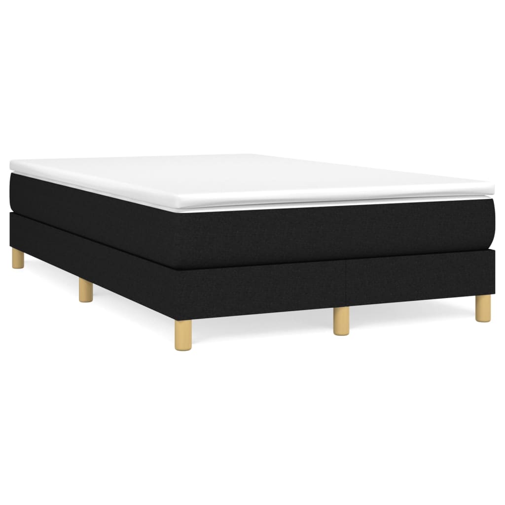 Struttura Letto a Rete a Molle Nero 120x200 cm Tessuto | homemem39