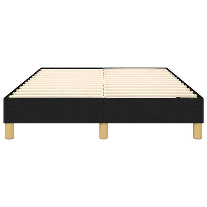 Struttura Letto a Rete a Molle Nero 120x200 cm Tessuto