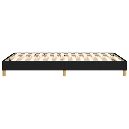 Struttura Letto a Rete a Molle Nero 120x200 cm Tessuto