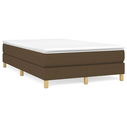 Struttura Letto a Rete a Molle Marrone Scuro 120x200 cm Tessuto | homemem39