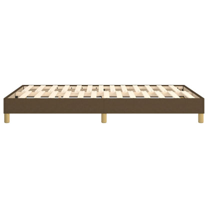 Struttura Letto a Rete a Molle Marrone Scuro 120x200 cm Tessuto | homemem39