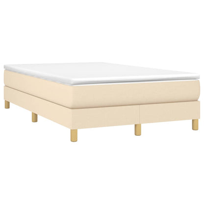 Struttura Letto a Rete a Molle Crema 120x200 cm Tessuto | homemem39