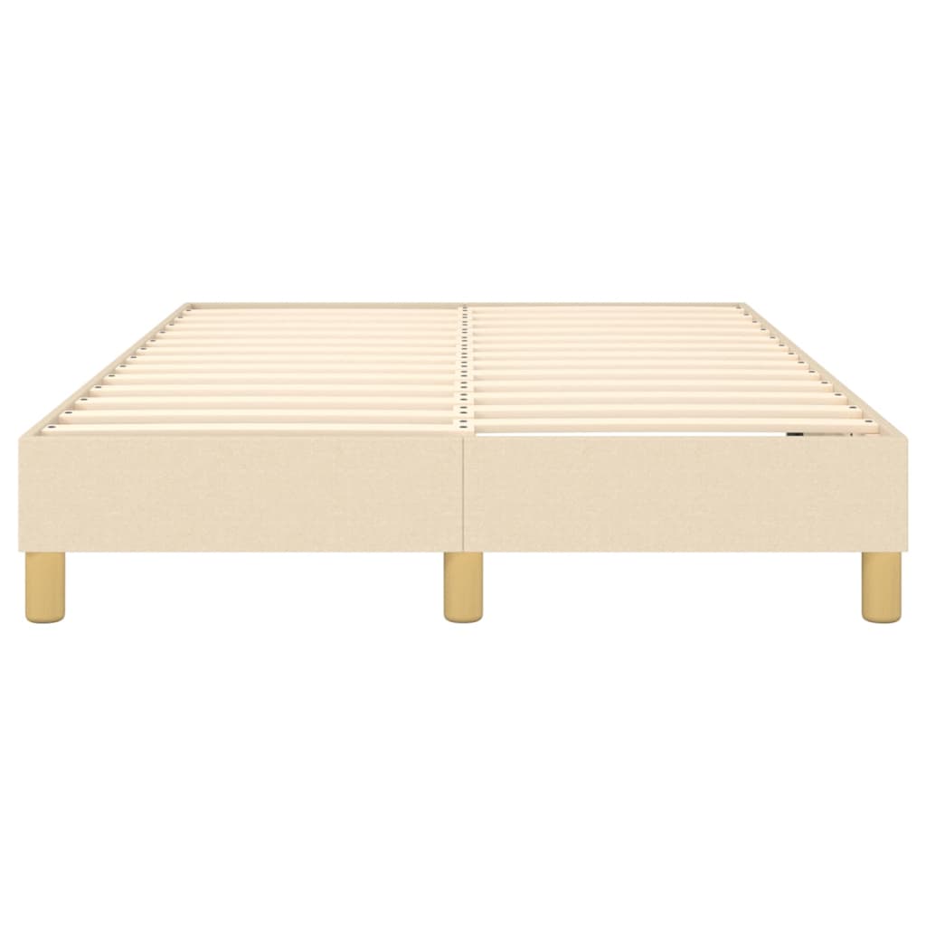 Struttura Letto a Rete a Molle Crema 120x200 cm Tessuto | homemem39